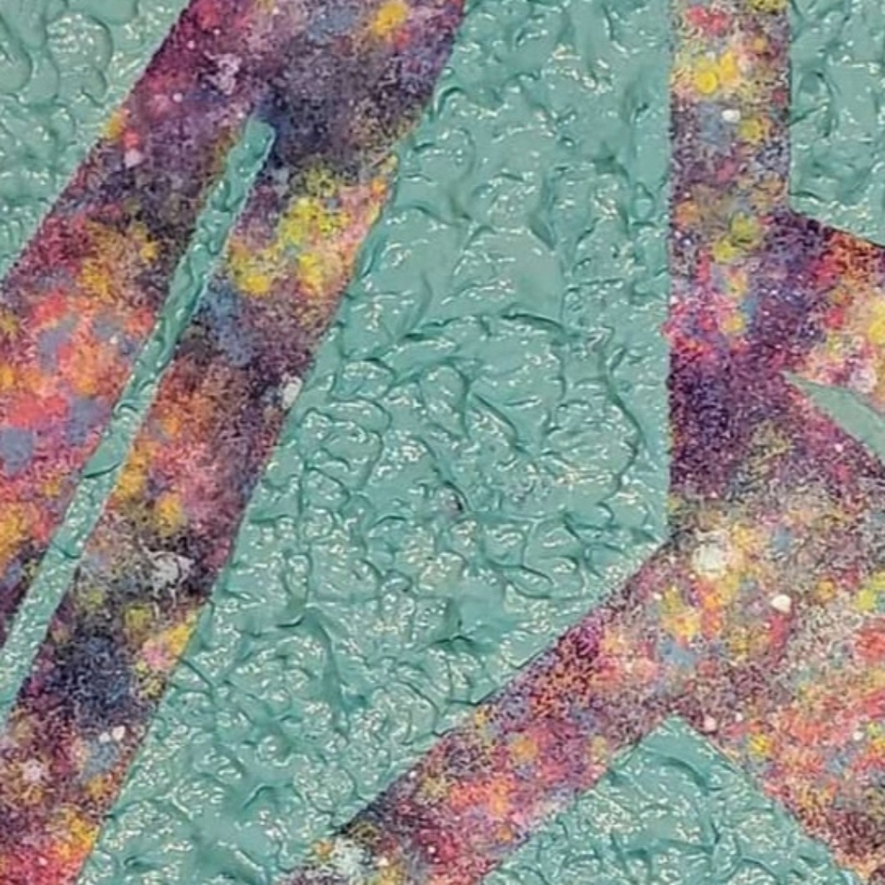 HANDCRAFTED Colorful Painting Abstract Artwork HANDPAINTED Textured Art Decor - Picture 7 of 16